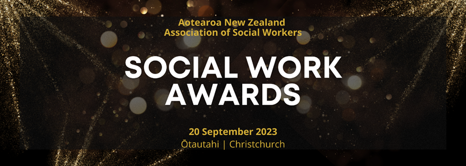 ANZASW Social work awards graphic