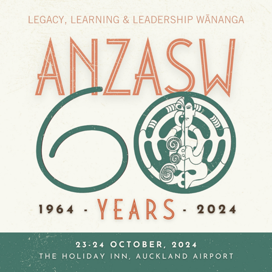 ANZASW 60 year anniversary graphic